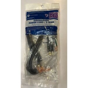 GE Universal 3-wire dishwasher power cord 5.4ft NEW WX09X70910 NEW SEALED USA
